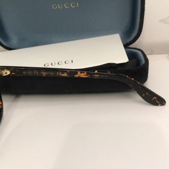 New Authentic Gucci Tortoiseshell Sunglasses GG1039s 002 - Picture 10 of 11